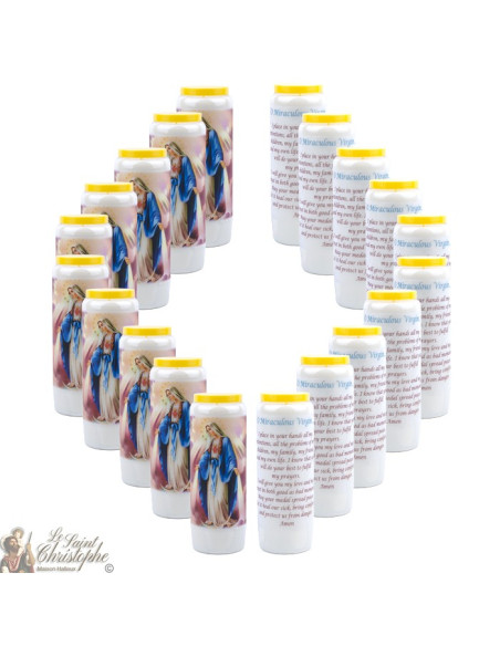 Velas Novena  por  La virgen milagrosa  - Oración Inglés