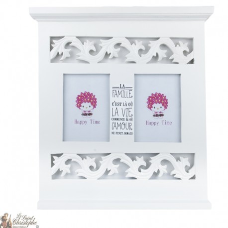 Gepersonaliseerde wit frame - Family