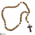 Rosary in olive wood Saint Michel