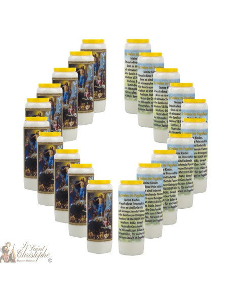 Candles Novenas for the souls of purgatory – german  Prayer