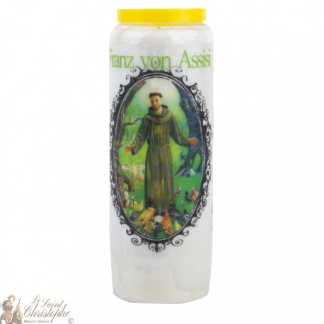 Candles Novenas for Francis of Assisi – german  Prayer