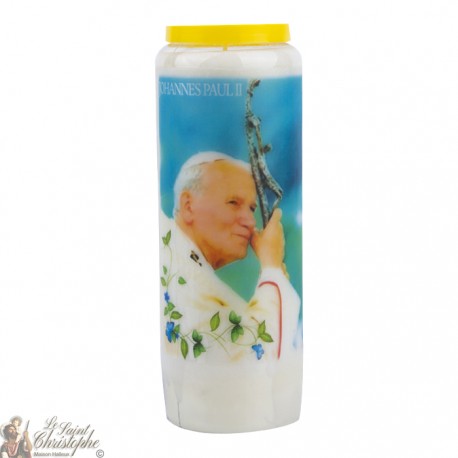 Bougies Neuvaines à Jean Paul II - prière allemand - 2