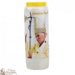 Bougies Neuvaines à Jean Paul II - prière allemand 