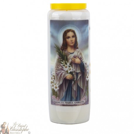 Candles Novenas for Saint Maria Goretti – german  Prayer 